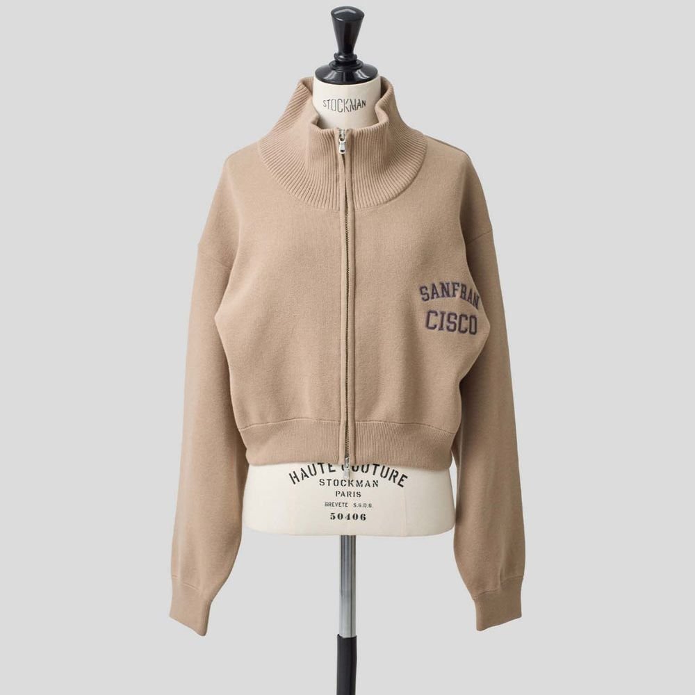 J.J. Mercer SHORT ZIP BLOUSON MOCA