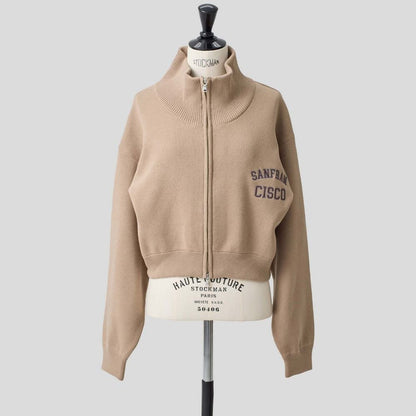 J.J. Mercer SHORT ZIP BLOUSON MOCA