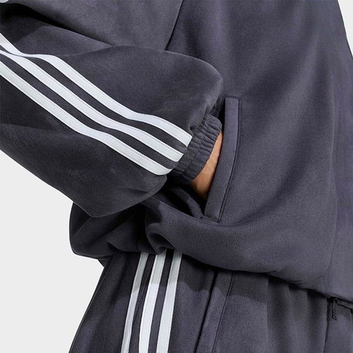 adidas originals ADILENIUM FAUX SUEDE TRACK TOP ﾌﾞﾗｯｸ