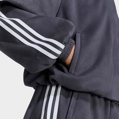 adidas originals ADILENIUM FAUX SUEDE TRACK TOP ﾌﾞﾗｯｸ