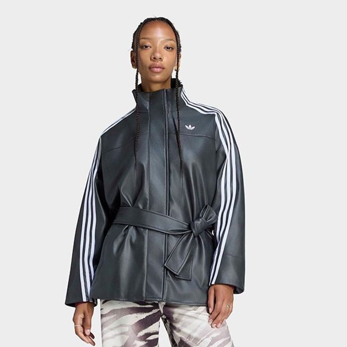 adidas originals ADILENIUM PLEATHER JACKET ﾌﾞﾗｯｸ