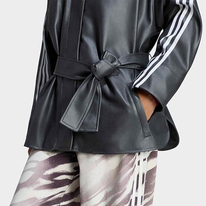 adidas originals ADILENIUM PLEATHER JACKET ﾌﾞﾗｯｸ