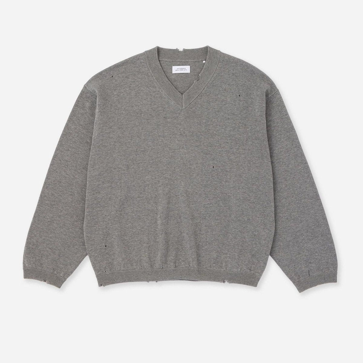 SATURDAYS NYC Charles Vintage V-Neck Sweater