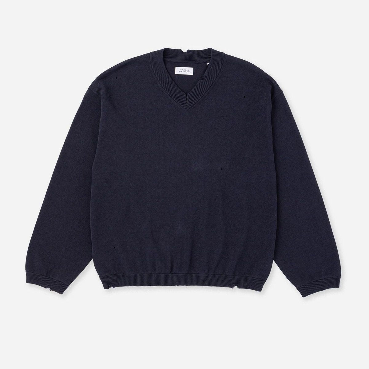 SATURDAYS NYC Charles Vintage V-Neck Sweater