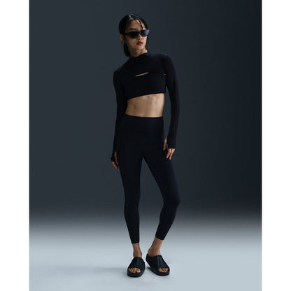 NIKE ナイキ WS DF ユニバーサ HR 7/8 タイツ ブラック/アンスラサイト/(ダークスモークグレー)
