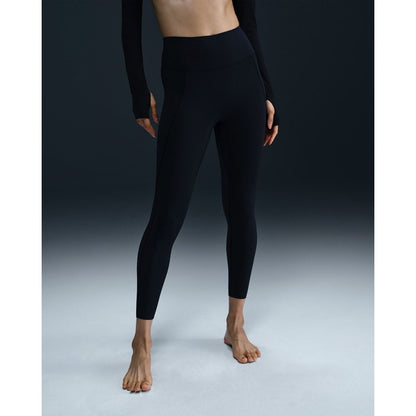 NIKE ナイキ WS DF ユニバーサ HR 7/8 タイツ ブラック/アンスラサイト/(ダークスモークグレー)