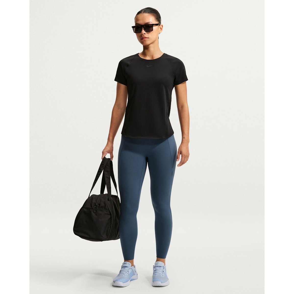 NIKE ナイキ AS W NK DF UNVRSA SS TOP BLACK/DK SMOKE GREY