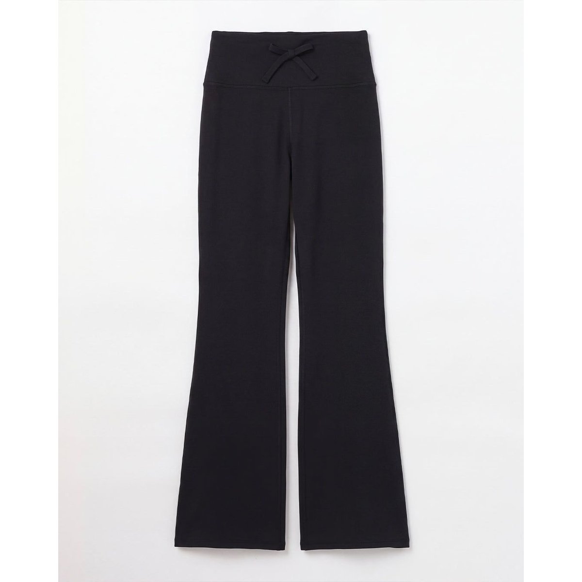 SUPER.NATURAL JP 220 Wool Ponte High-waist Flare Pants Smoke Black