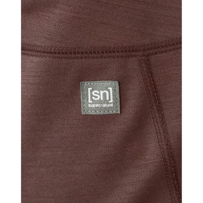 SUPER.NATURAL JP 220 Wool Ponte High-waist Flare Pants Cocoa Brown