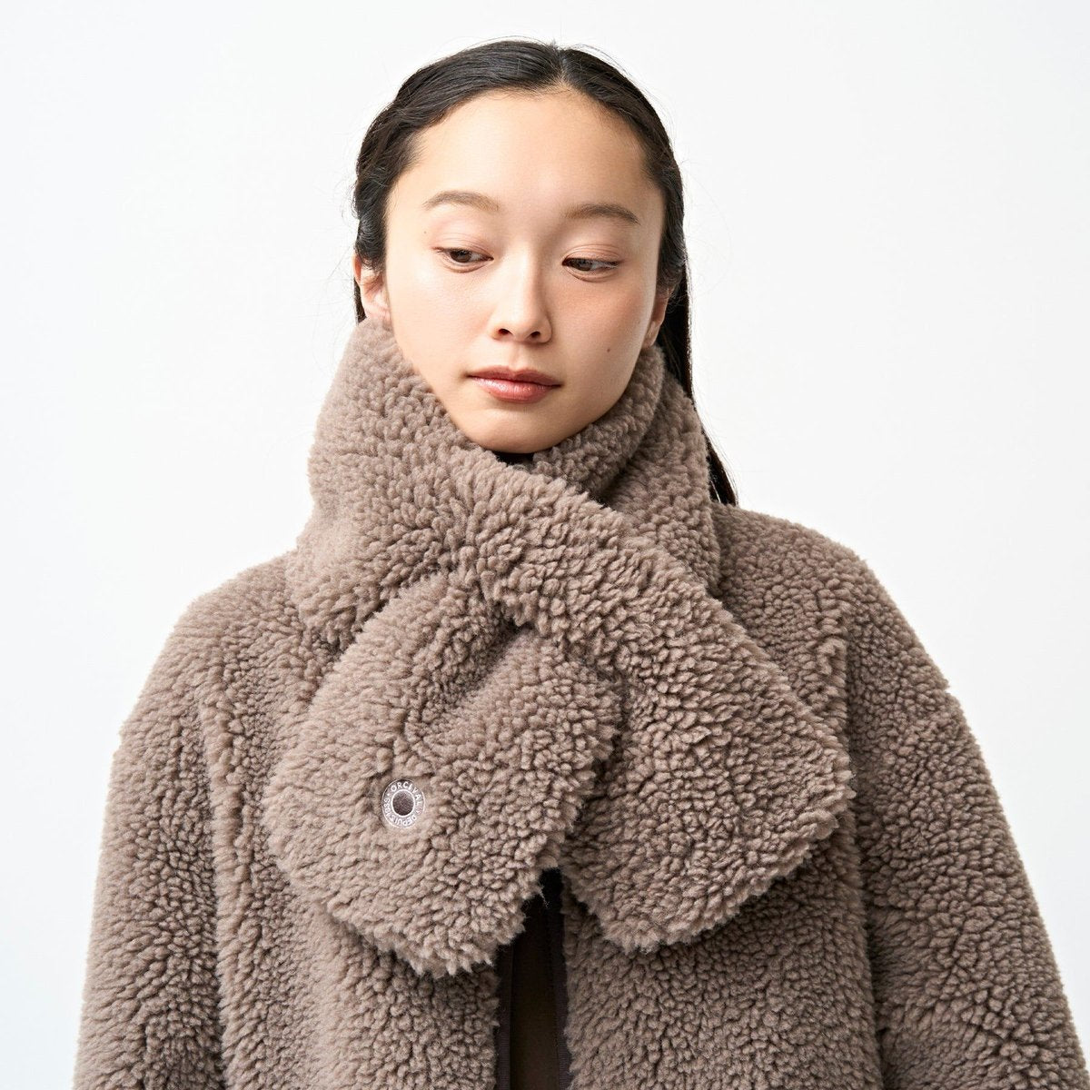 ORCIVAL BFF_BOA SCARF TAUPE