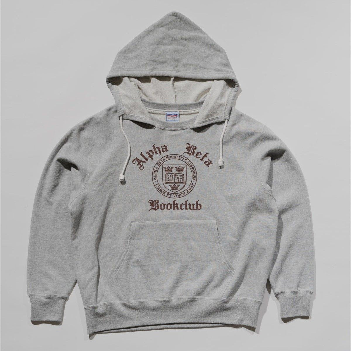 BOOKCLUB Vtg.Attached Hood Sweat Parka H.GRAY