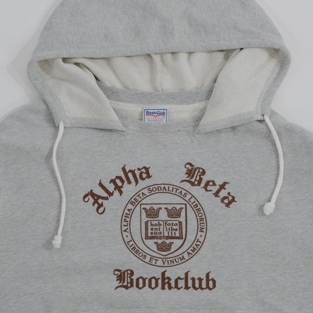 BOOKCLUB Vtg.Attached Hood Sweat Parka H.GRAY