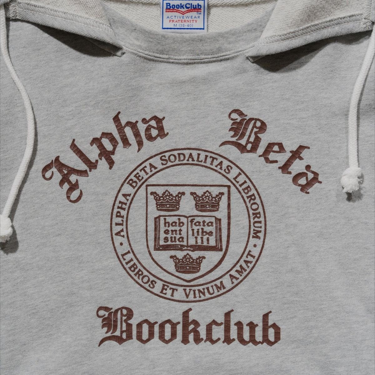 BOOKCLUB Vtg.Attached Hood Sweat Parka H.GRAY