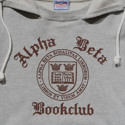 BOOKCLUB Vtg.Attached Hood Sweat Parka H.GRAY