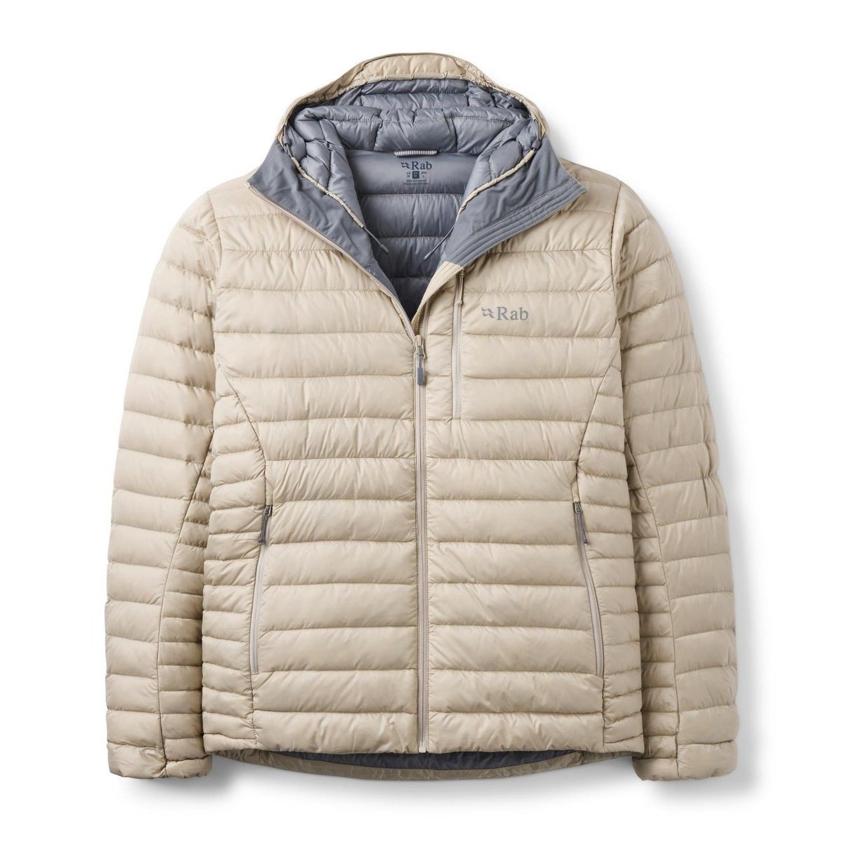 Rab Microlight Alpine Hoody Dark　Pebble