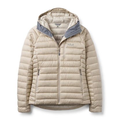 Rab Microlight Alpine Hoody Wmns Dark　Pebble