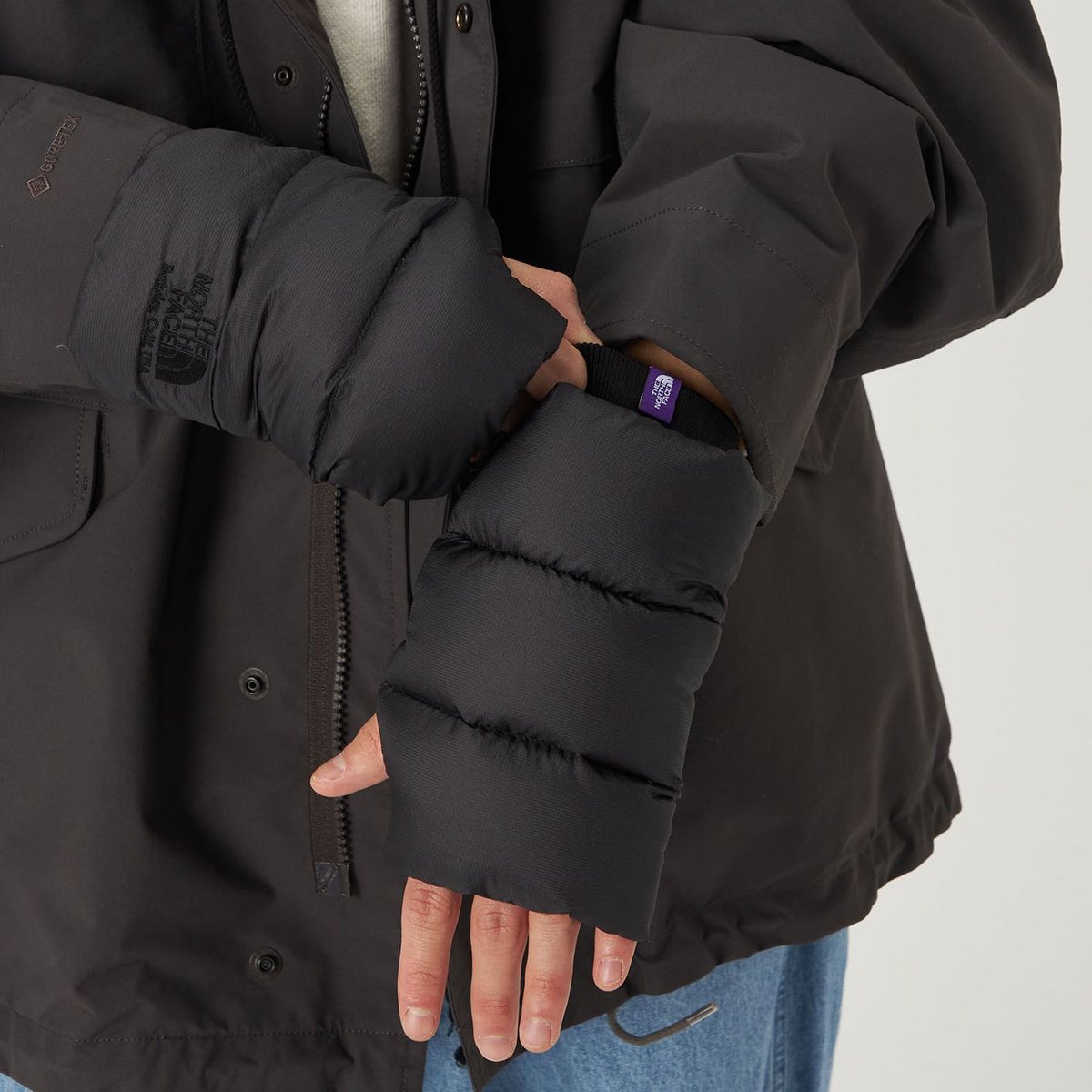 THE NORTH FACE Purple Label FIELD DOWN GLOV BLACK
