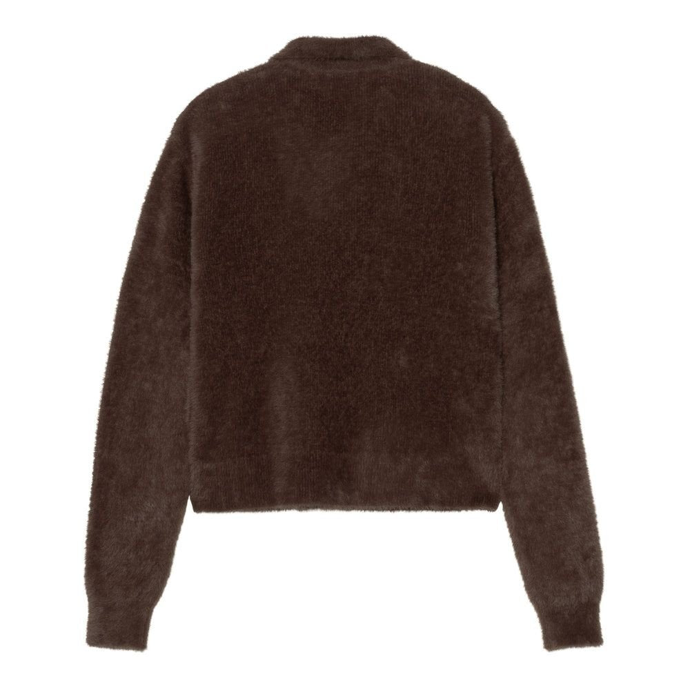 CARHARTT W L/S Maine Polo Sweater Palisander