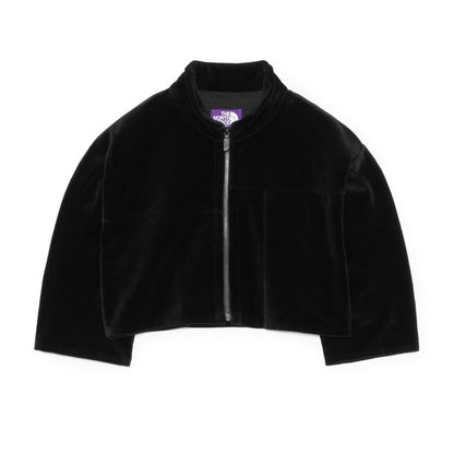 THE NORTH FACE Purple Label FLD VELOUR CROP BLACK