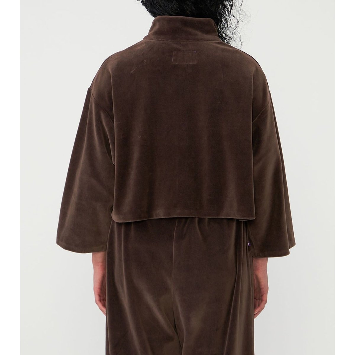THE NORTH FACE Purple Label FLD VELOUR CROP BROWN