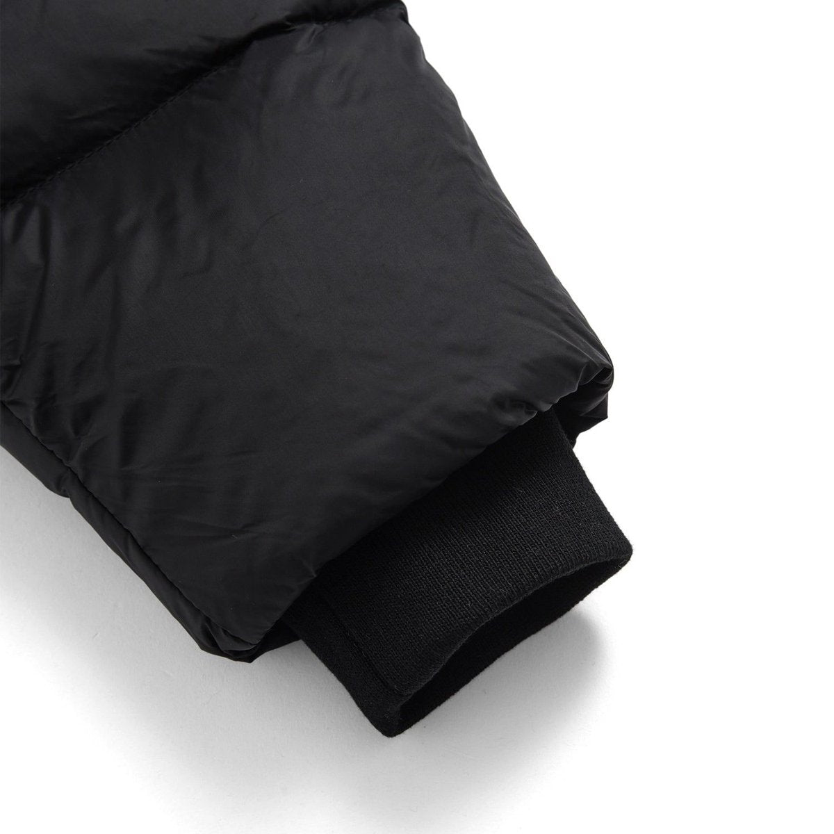 TAION HIGH-NECK DETACHABLE VOLUME DOWN JKT BLACK