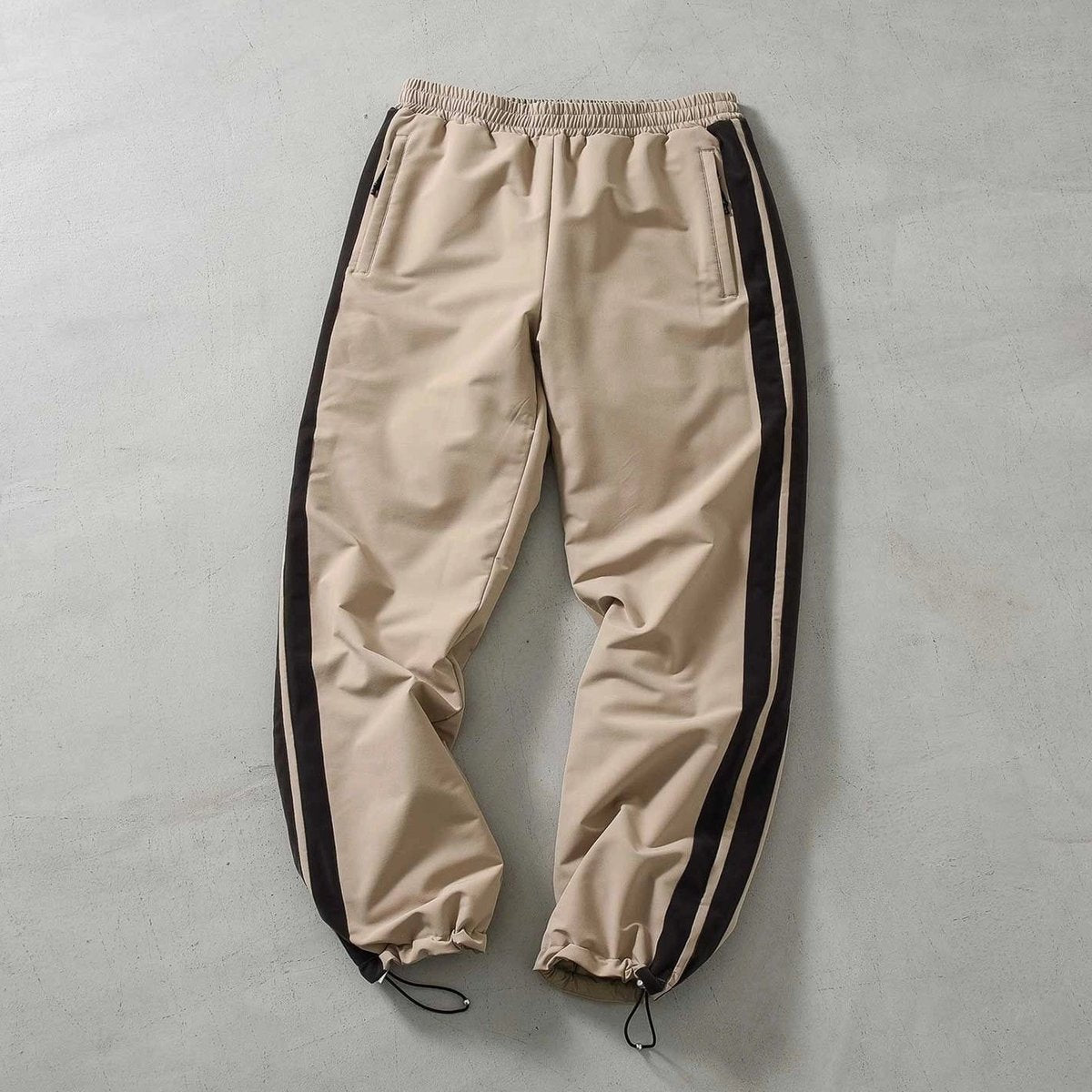 TAION REVERSIBLE RELAX DOWN PANTS AMBER×G.BGE(LINE/GRA