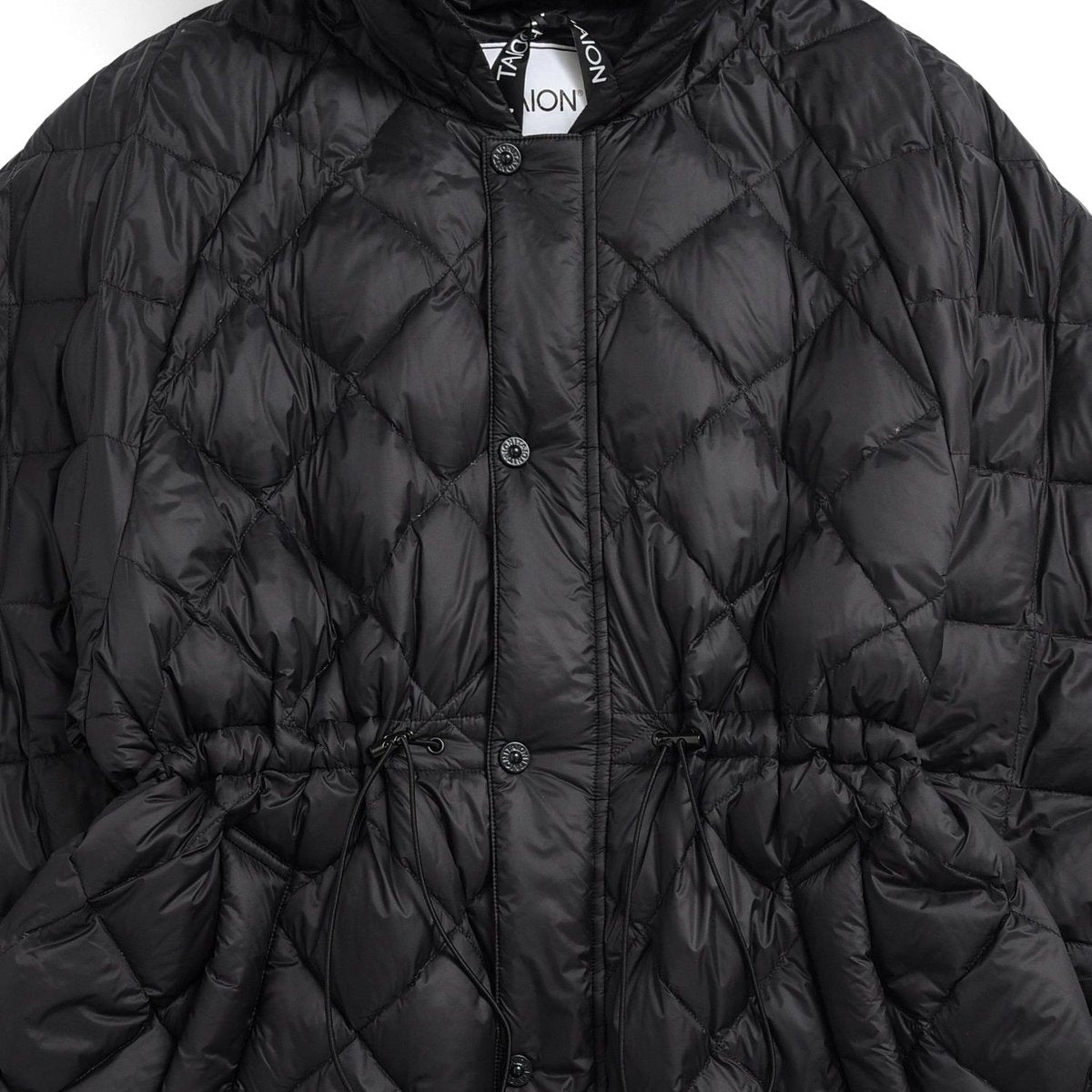 TAION CITY SLEEVE DOWN CAPE BLACK