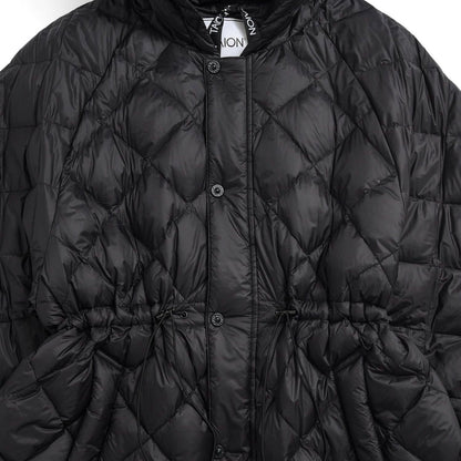 TAION CITY SLEEVE DOWN CAPE BLACK