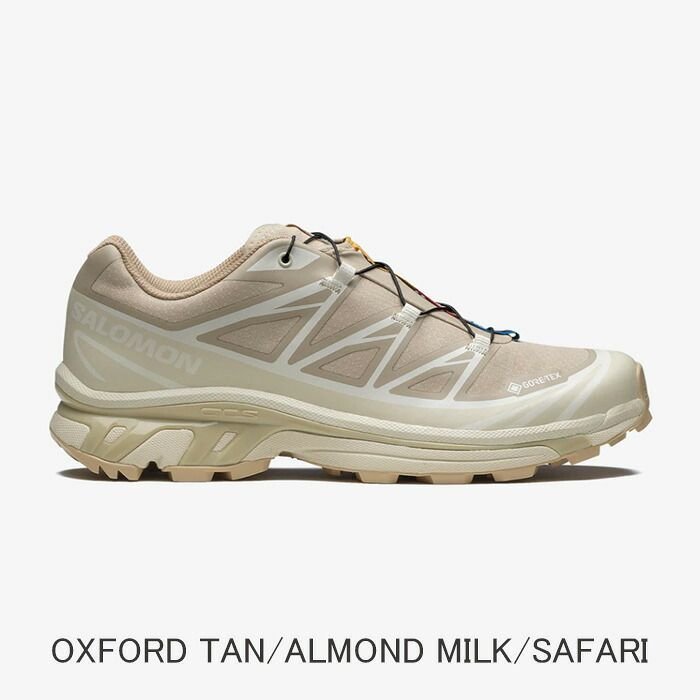 SALOMON XT-6 GTX OXFORD TAN/ALMOND MILK/SAFARI