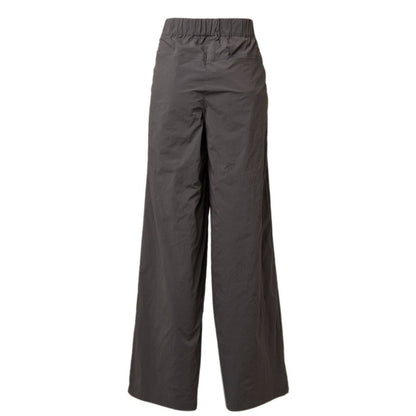 TW Nylon Tuck Pants CHARCOAL
