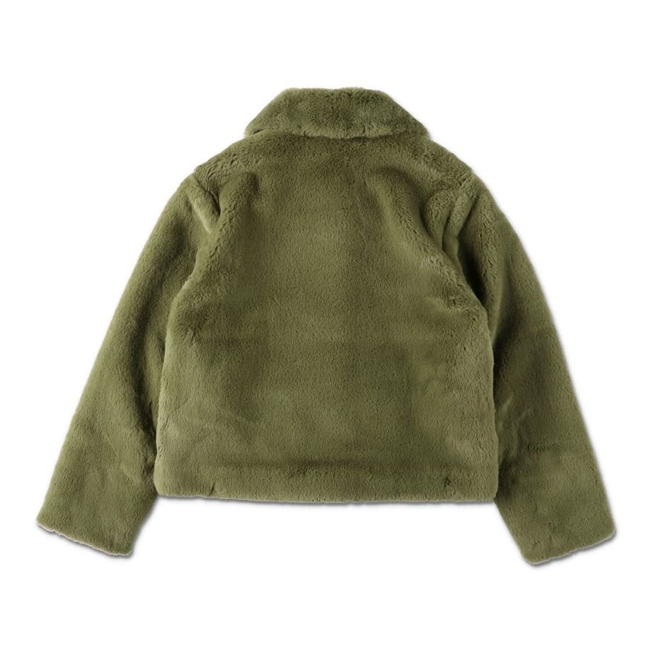COOME FLUFFY JACKET GREEN