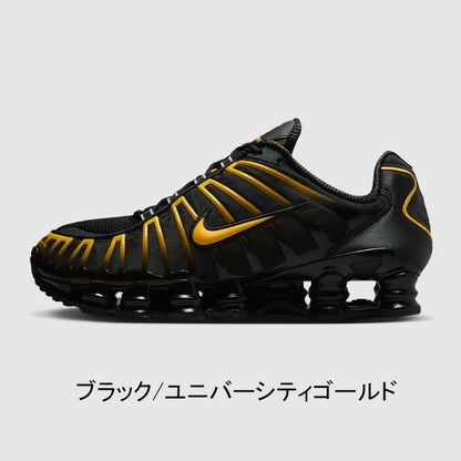 NIKE ナイキ SHOX TL BLACK/UNIVERSITY GOLD