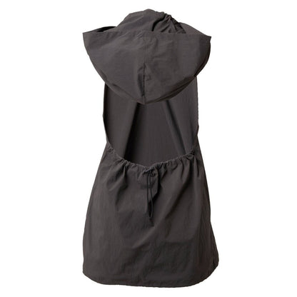 Hoodie Nylon Tops TW6SS-017_TW CHARCOAL