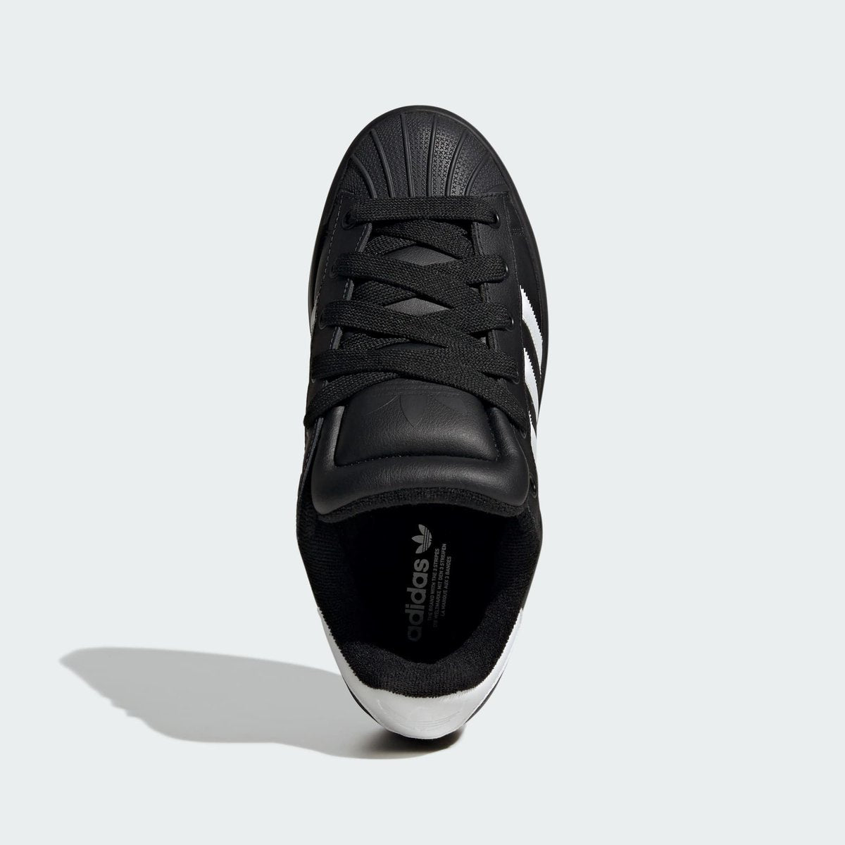 adidas originals SUPERSTAR STACK W コアブラック／フットウェアホワイト／ゴールドメタリック