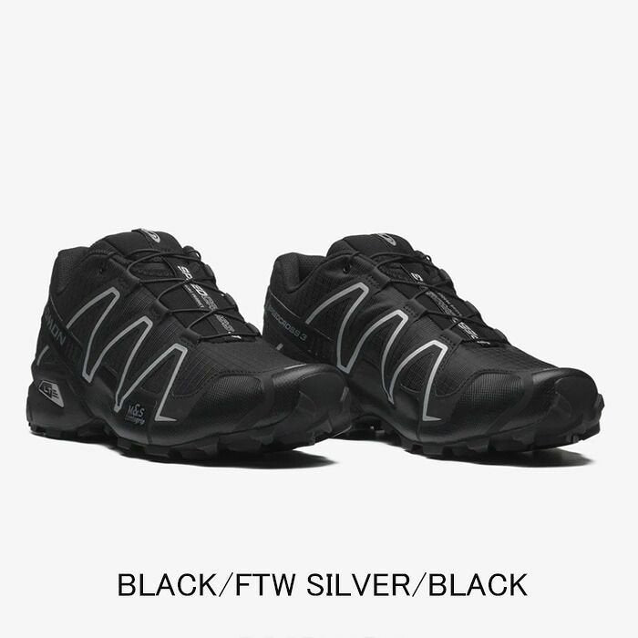 SALOMON SPEEDCROSS 3 BLACK/FTW SILVER/BLACK