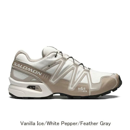SALOMON SPEEDCROSS 3 GTX VANILLA ICE/WHITE PEPPER/FEATHER GRAY