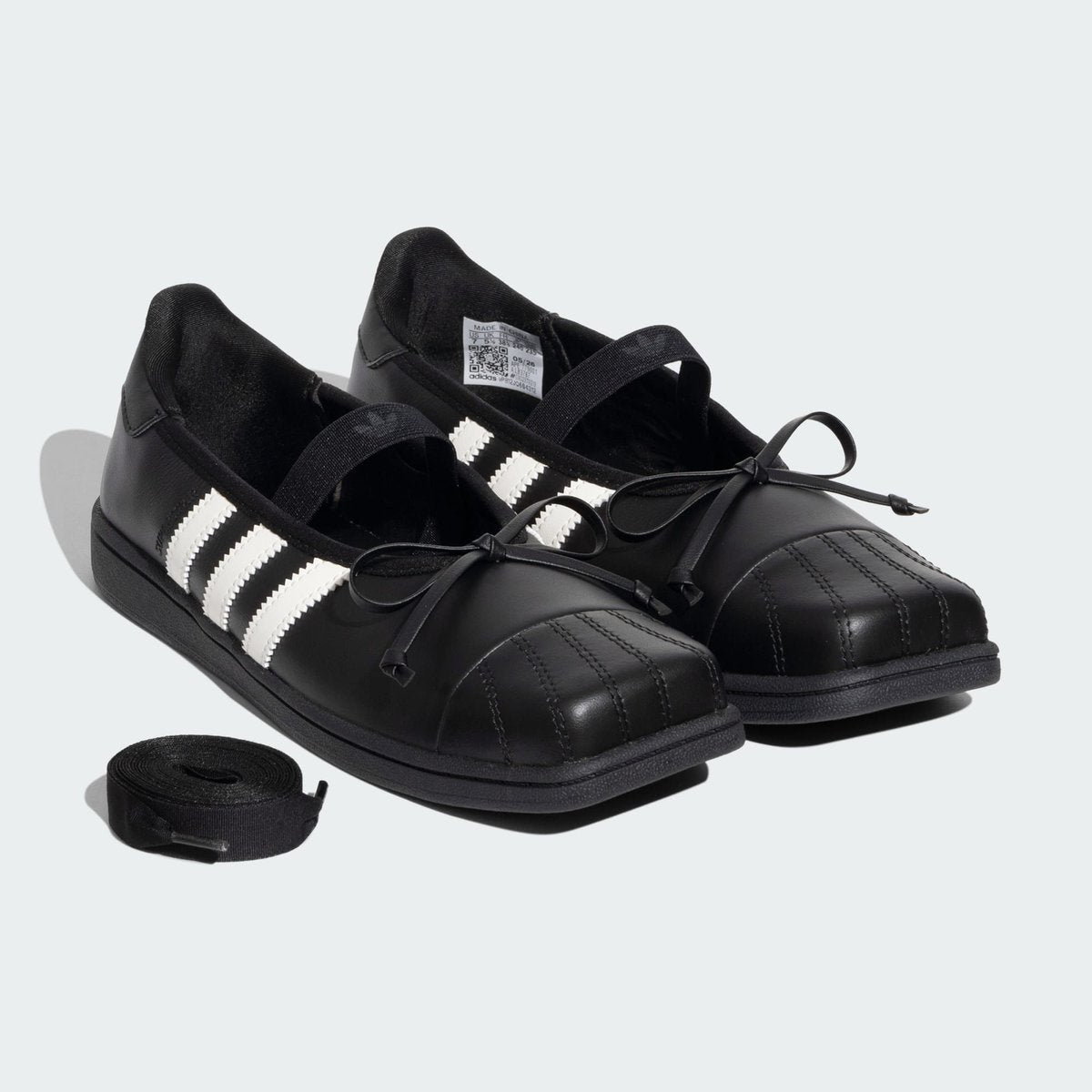 adidas originals ｢ADILUNA SEASON 2 x JENNIE｣SUPERSTAR SQ BALLET W ｺｱﾌﾞﾗｯｸ/ｺｱﾌﾞﾗｯｸ/ｵﾌﾎﾜｲﾄ