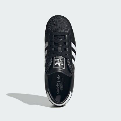 adidas originals SUPERSTAR LO PRO W コアブラック／フットウェアホワイト／ゴールドメタリック