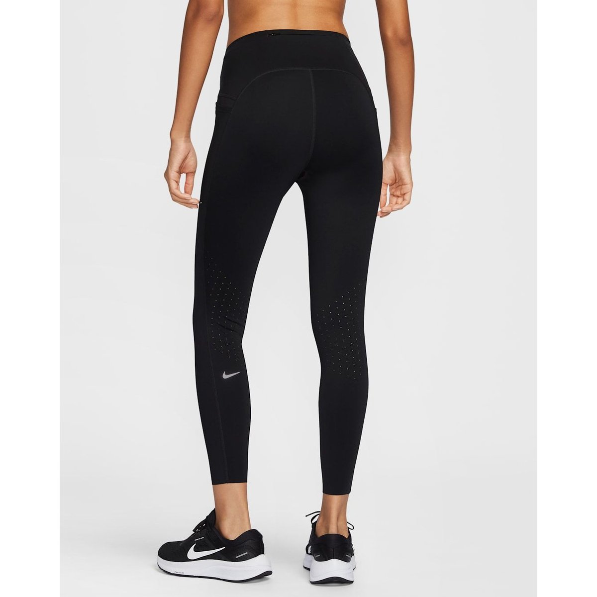 NIKE ナイキ AS W NK DF SWIFT HR 7/8 TI ﾌﾞﾗｯｸ/ﾘﾌﾚｸﾄｼﾙﾊﾞｰ