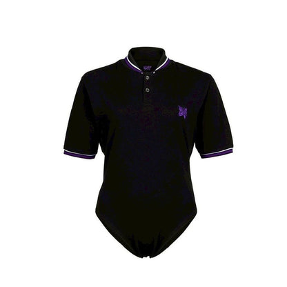 TW NEEDLES × S/S Polo Bodysuit BLACK