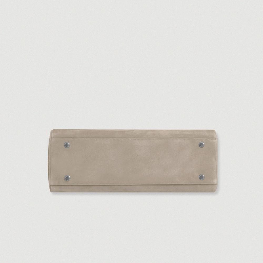 KOMOREBI MUSEUM SUEDE BAG B01 BEIGE