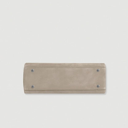 KOMOREBI MUSEUM SUEDE BAG B01 BEIGE