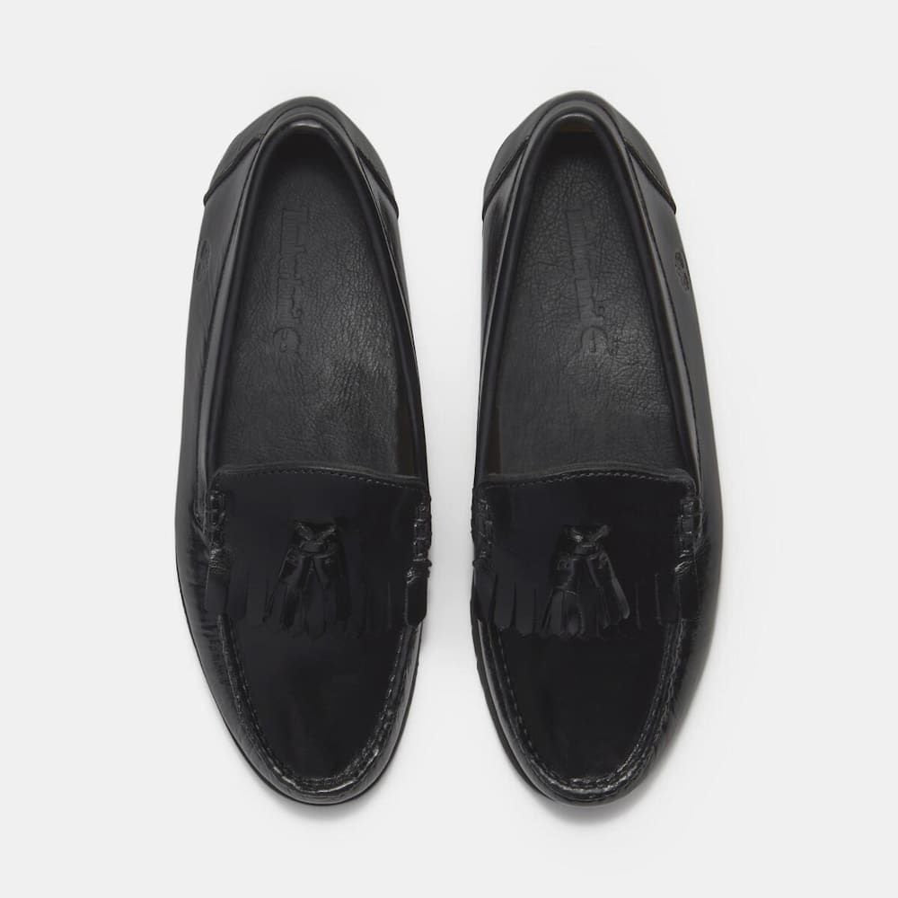 Timberland AUTHENTIC LOAFER LUG FULL GRAIN LEATHER BLACK