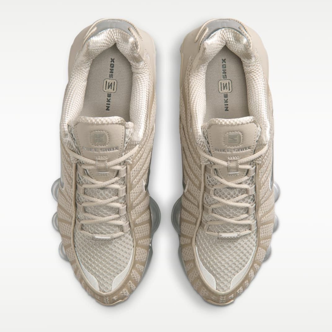 NIKE ナイキ SHOX TL CREAM II/METALLIC SILVER-BLACK