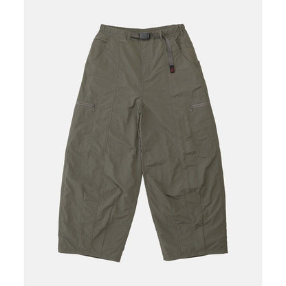 Gramicci NYLON LOOSE BALLOON PANT BURNT OLIVE
