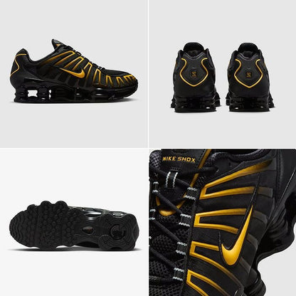 NIKE ナイキ SHOX TL BLACK/UNIVERSITY GOLD