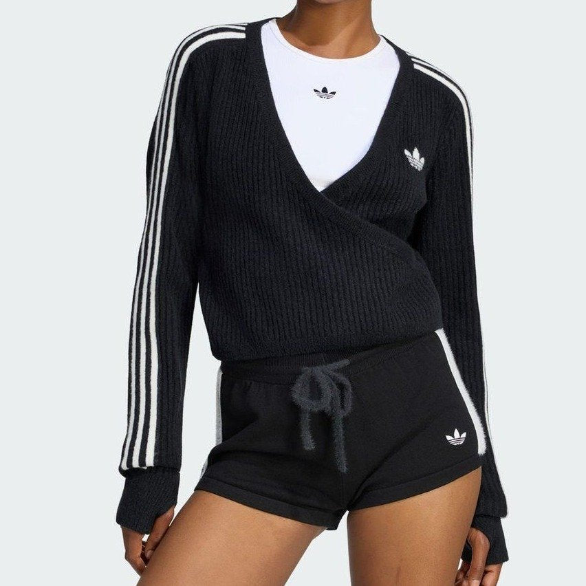 adidas originals ｢ADILUNA SEASON 2 x JENNIE｣KNIT CARDIGAN ﾌﾞﾗｯｸ