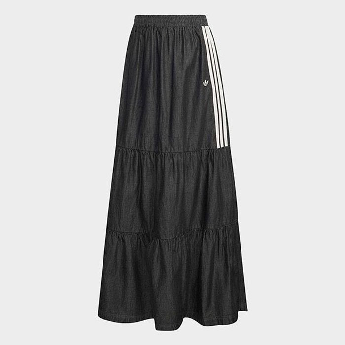 adidas originals DENIM SKIRT ミディアムブラックデニム