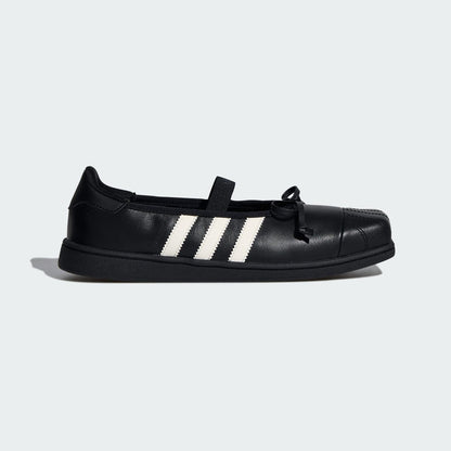 adidas originals ｢ADILUNA SEASON 2 x JENNIE｣SUPERSTAR SQ BALLET W ｺｱﾌﾞﾗｯｸ/ｺｱﾌﾞﾗｯｸ/ｵﾌﾎﾜｲﾄ