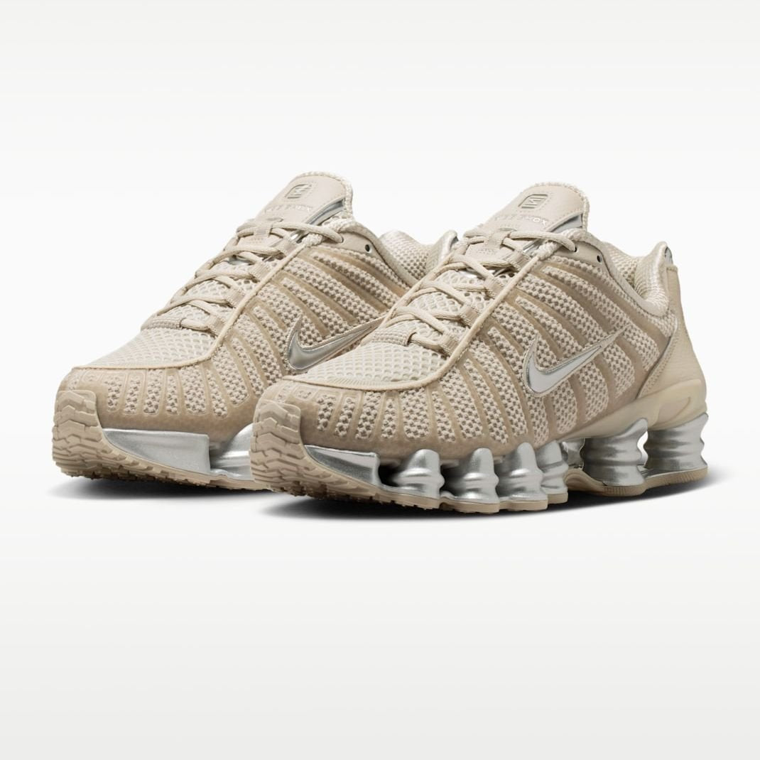 NIKE ナイキ SHOX TL CREAM II/METALLIC SILVER-BLACK